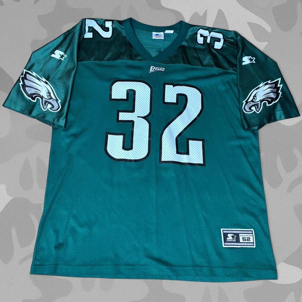 Vintage Starter Ricky Watters Ehiladelphia Eagles 90s midnight green Green